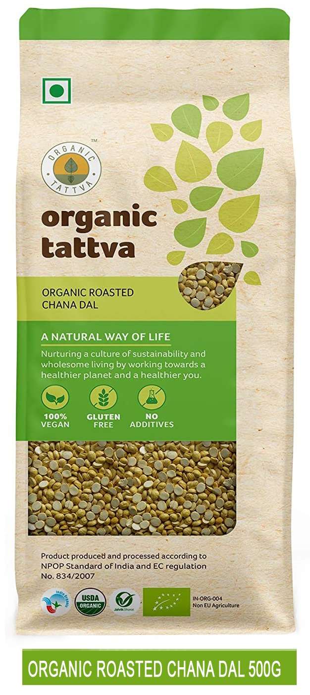 ORG TAT ROASTED CHANA DAL 500G