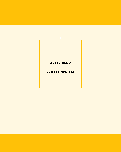 UNIBIC BADAM COOKIES 45G*192
