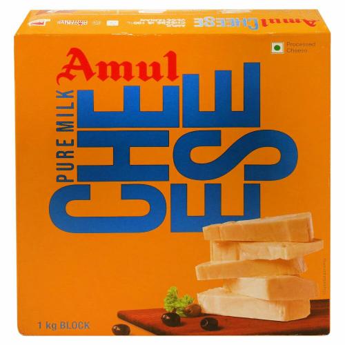 AMUL CHEESE BLOCK 1KG .