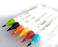 CAMEL BRUSH PENS 6 SHADES