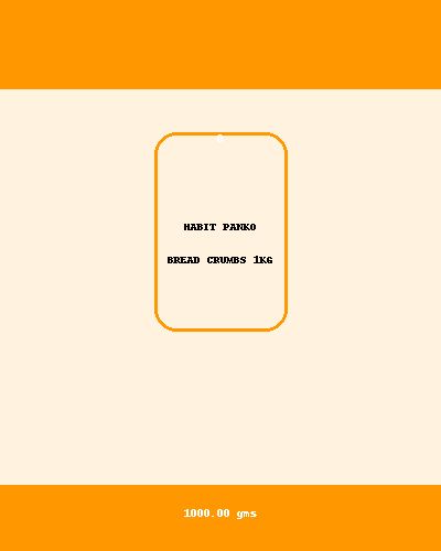 HABIT PANKO BREAD CRUMBS 1KG