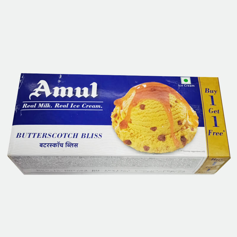 AMUL IC BSCOTCH 750ML1+1