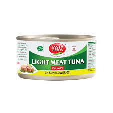 TN MEATTUNA CHUNKS SUNF OIL 185G