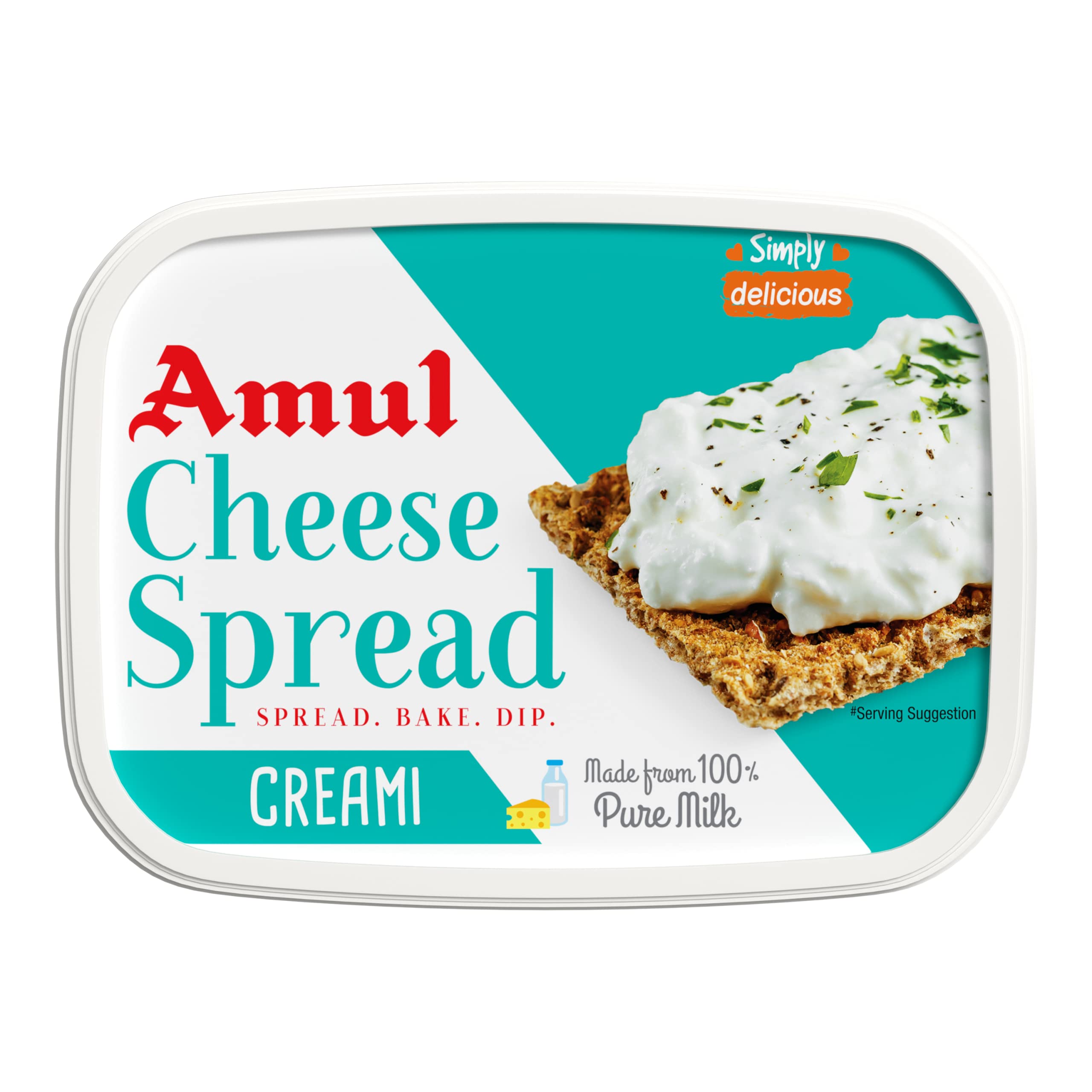 AMUL CHEESE SPREAD CREAMI 180G*24S
