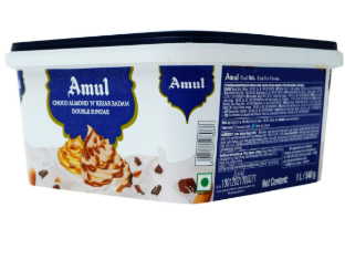 AMUL IC TUB KESAR BADAM SUNDAE 1L*3S