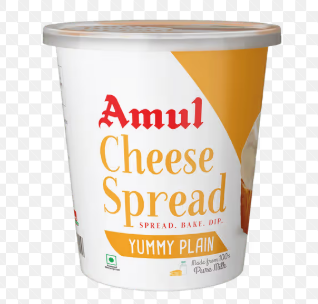 AMUL CHEESE SPREAD PLAIN 400G*12S