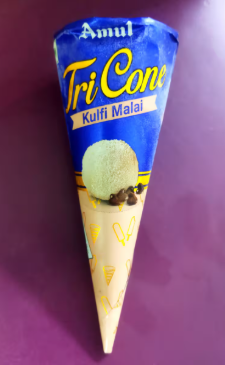 AMUL IC TRICONE KULFI MALAI 70ML*20S