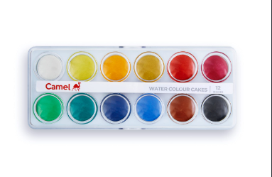 CAMLIN WATER COLOR CAKES 12P S
